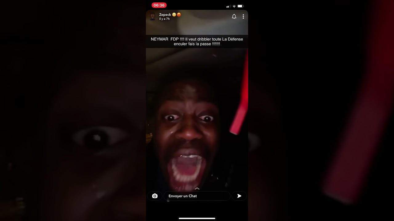 Zepeck en pleure après la défaite du PSG 😂