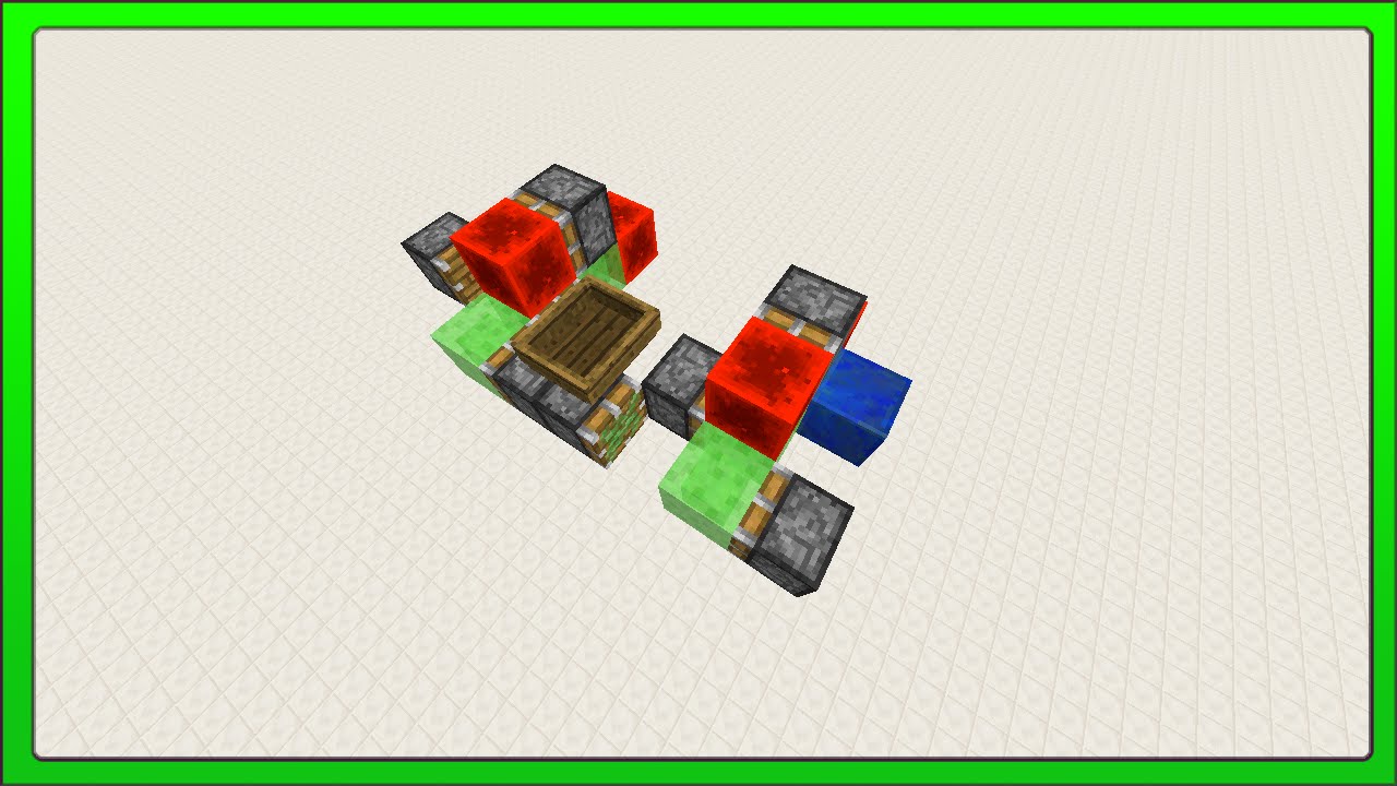 [Minecraft Concepts] Player Controlled 2 Directional Slime Block Flying Machine (+Tutorial)