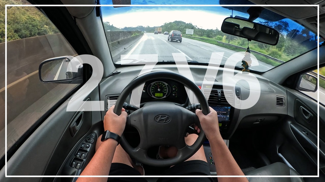 TUCSON 2.7 V6 2008 na RODOVIA - POV [4K]