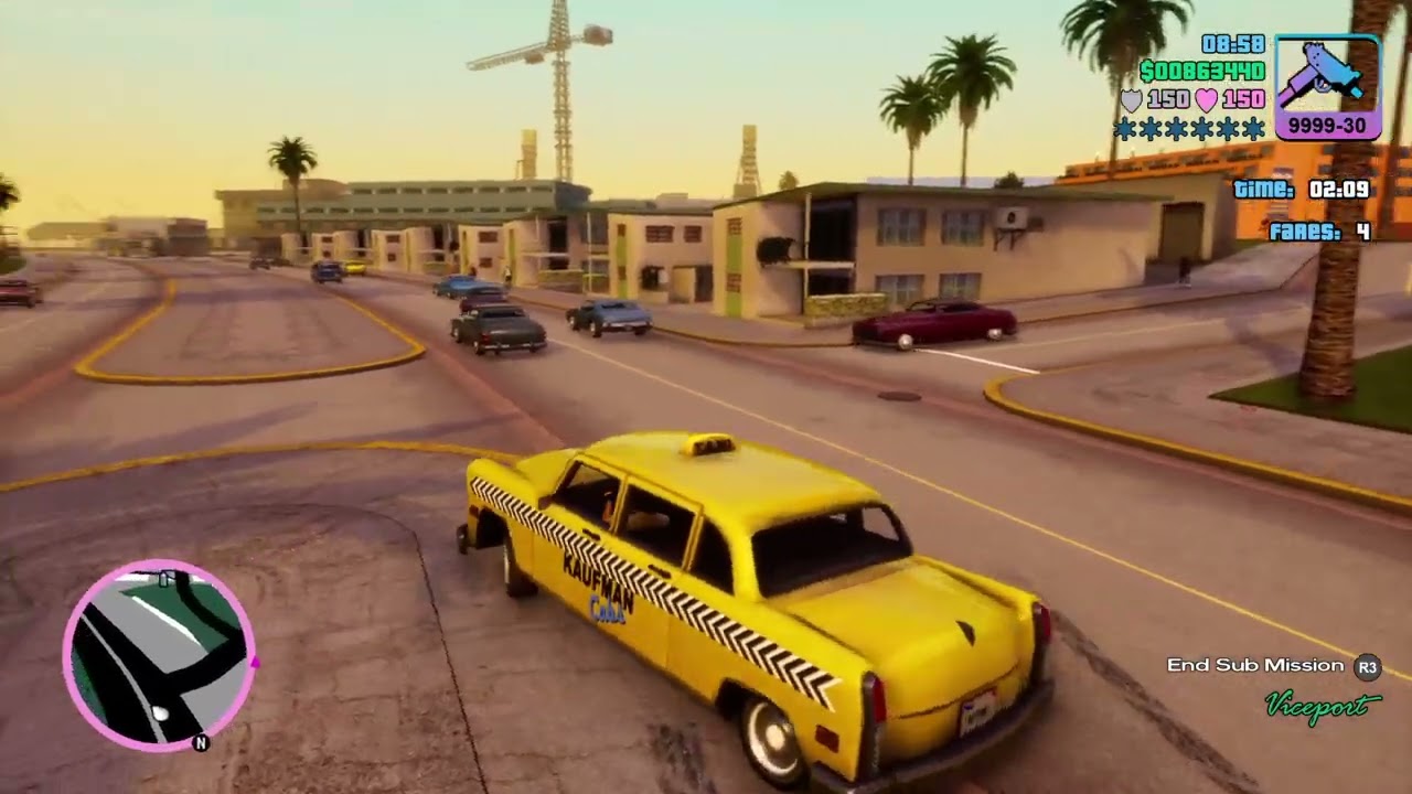 Grand Theft Auto: Vice City – The Definitive Edition Taxi Missions #308