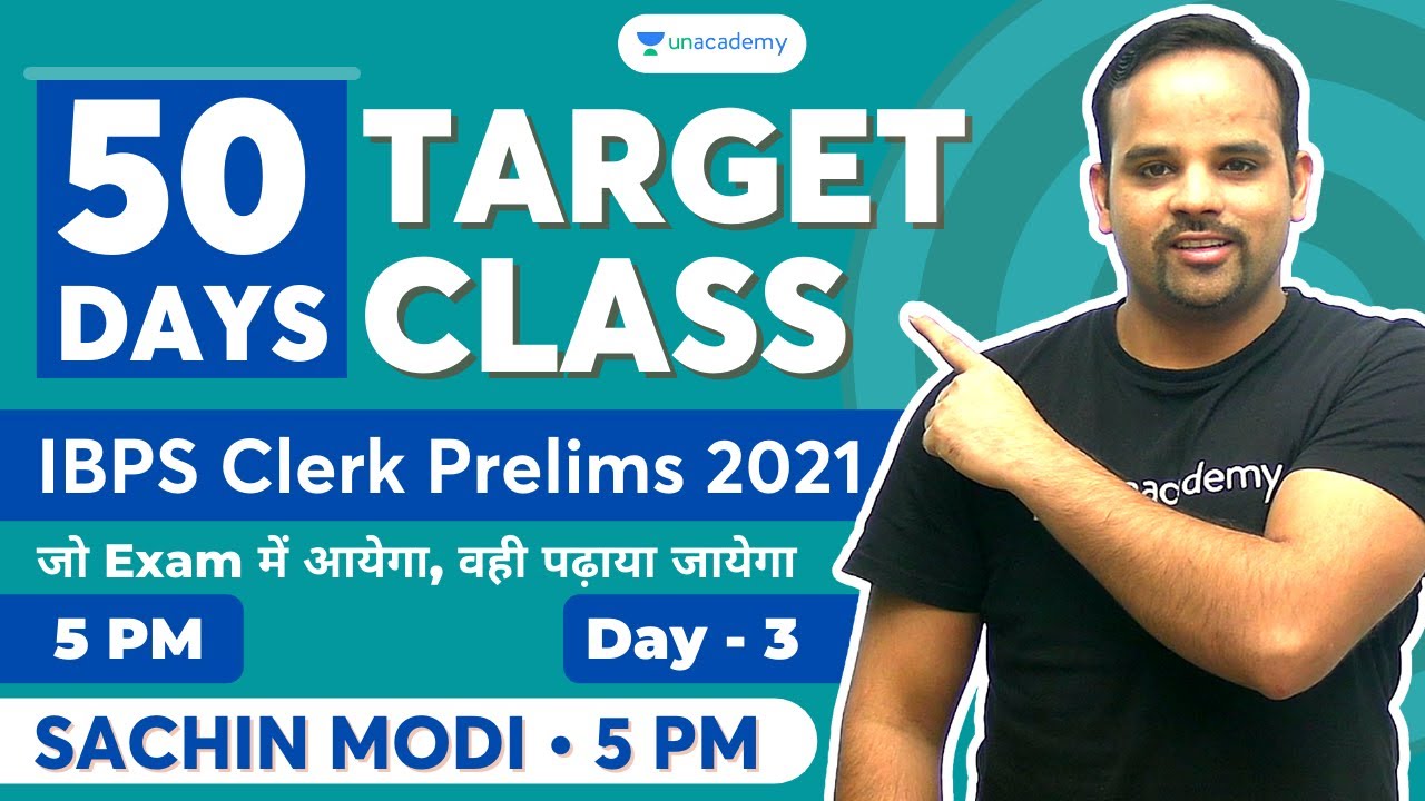 50 Days Target Class for IBPS Clerk Prelims | Day 3 | Reasoning | The Bankers by Sachin Sir