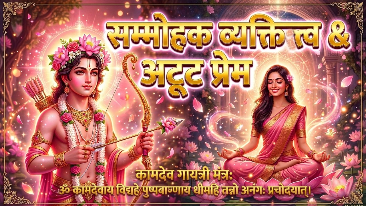 कामदेव गायत्री मंत्र: रिश्तों में बढ़ेगी अटूट मिठास—आज ही सुनें | Gayatri Mantra | Vedic Mantra