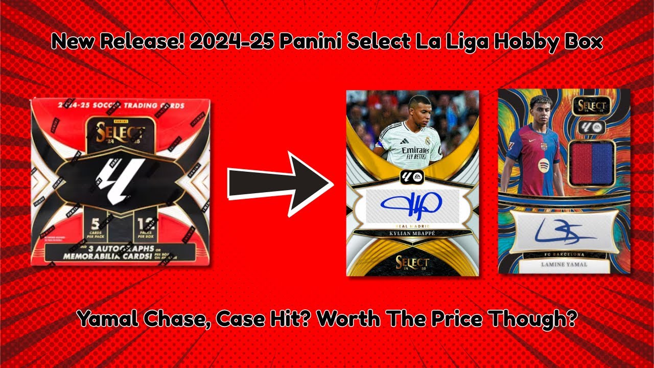 New Release Again! 2024-25 Panini Select La Liga Hobby Box | Is the chase worth the price?