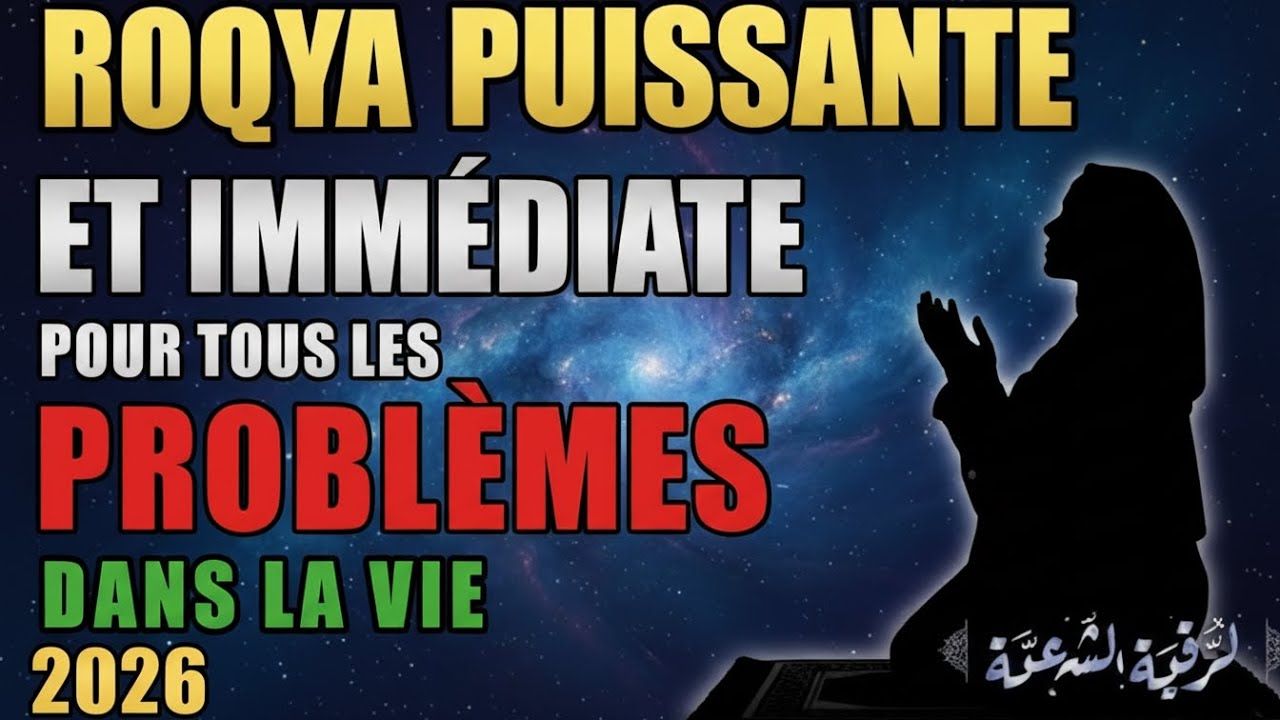 ROQYA PUISSANTE ET IMMÉDIATE 2026 – POUR TOUS LES PROBLÈMES DE LA VIE – INCHALLAH