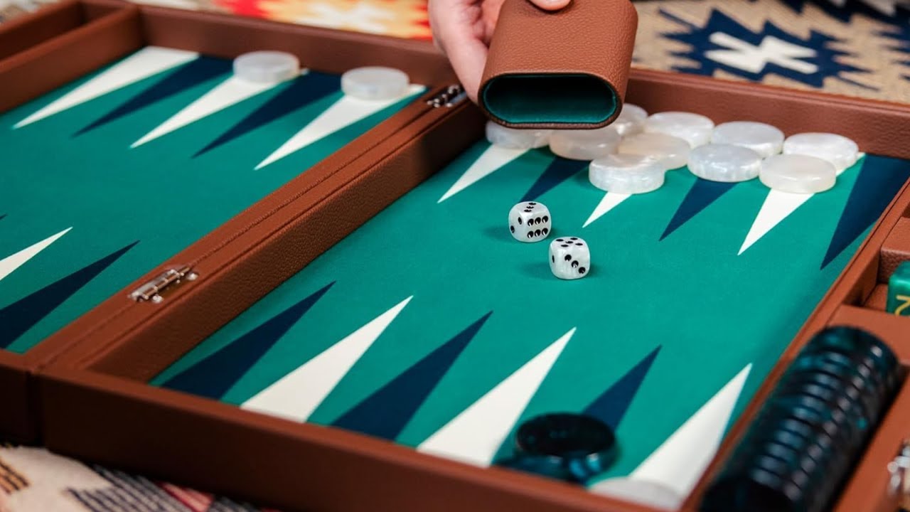 🧩 19 Inch Premium Backgammon Set | Classic Leather Design for Adults!
