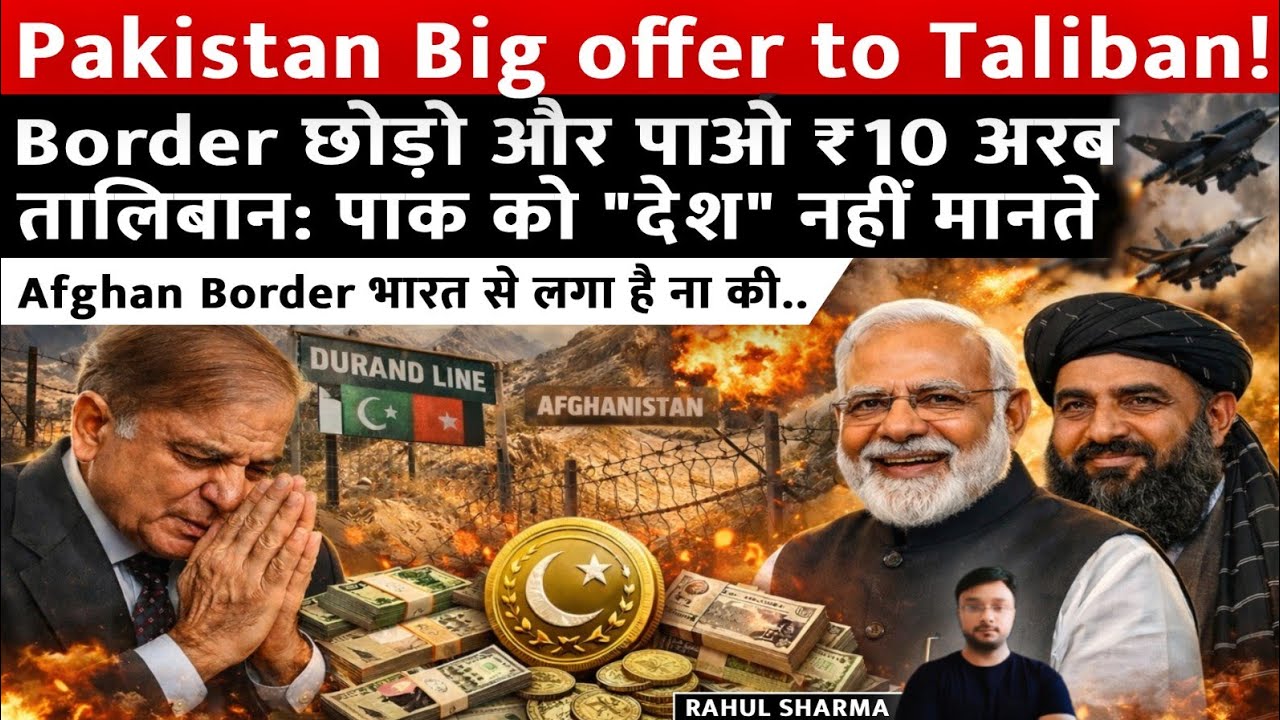 Pakistan Offers ₹10 Billion to Taliban! Pakistan Tries to Buy Peace with Taliban