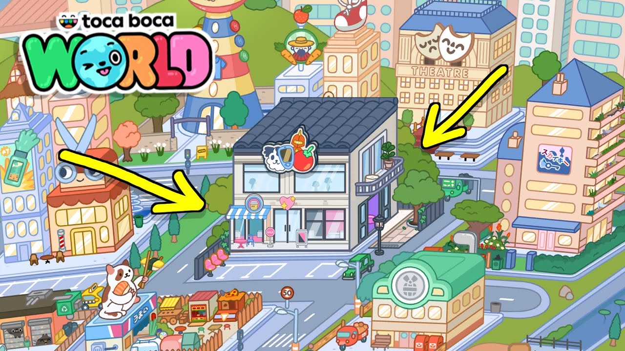 NEW FREE SHOP IN BOP CITY// TOCA BOCA WORLD / HAPPY TOCA