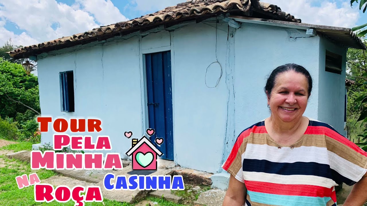Tour pela minha casinha na roça #roça #casinha #tour #simplicidade