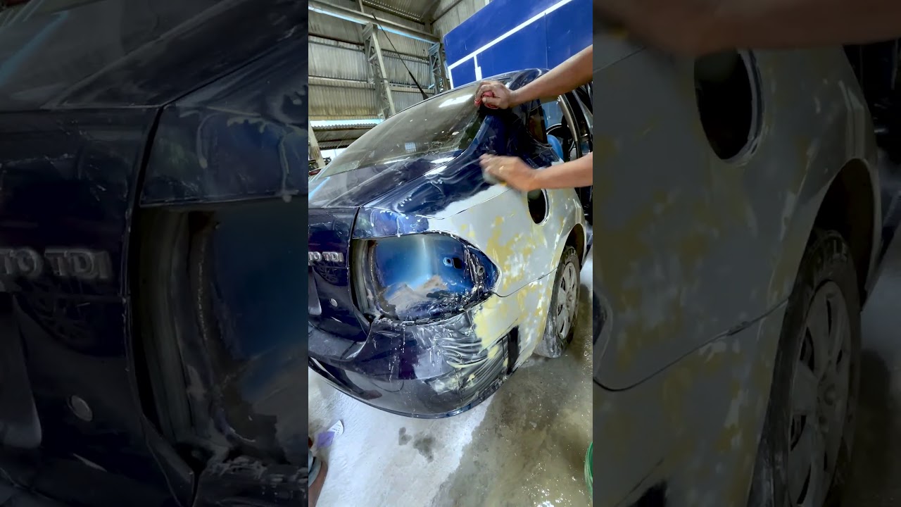 VW VENTO PAINTING WORK I KARSENZ TOTAL CAR CARE PVT LTD I CHENNAI I 