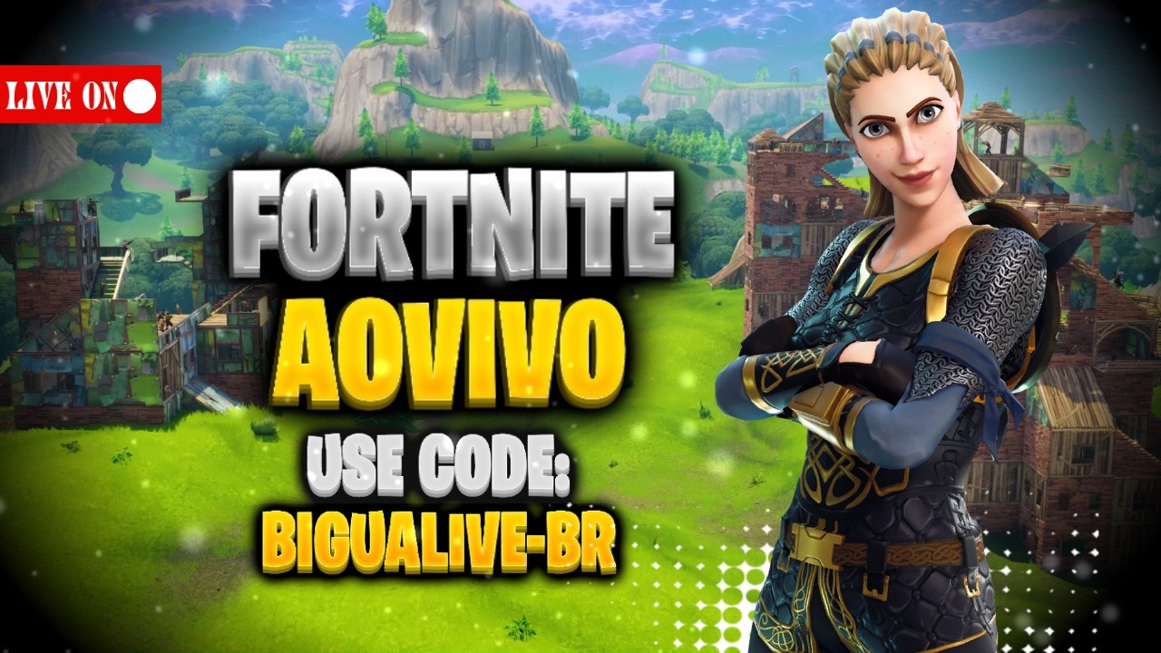 🔴 Nova Temporada chegando No Fortnite🪄Salve mundo grátis?Code BIGUALIVE-BR