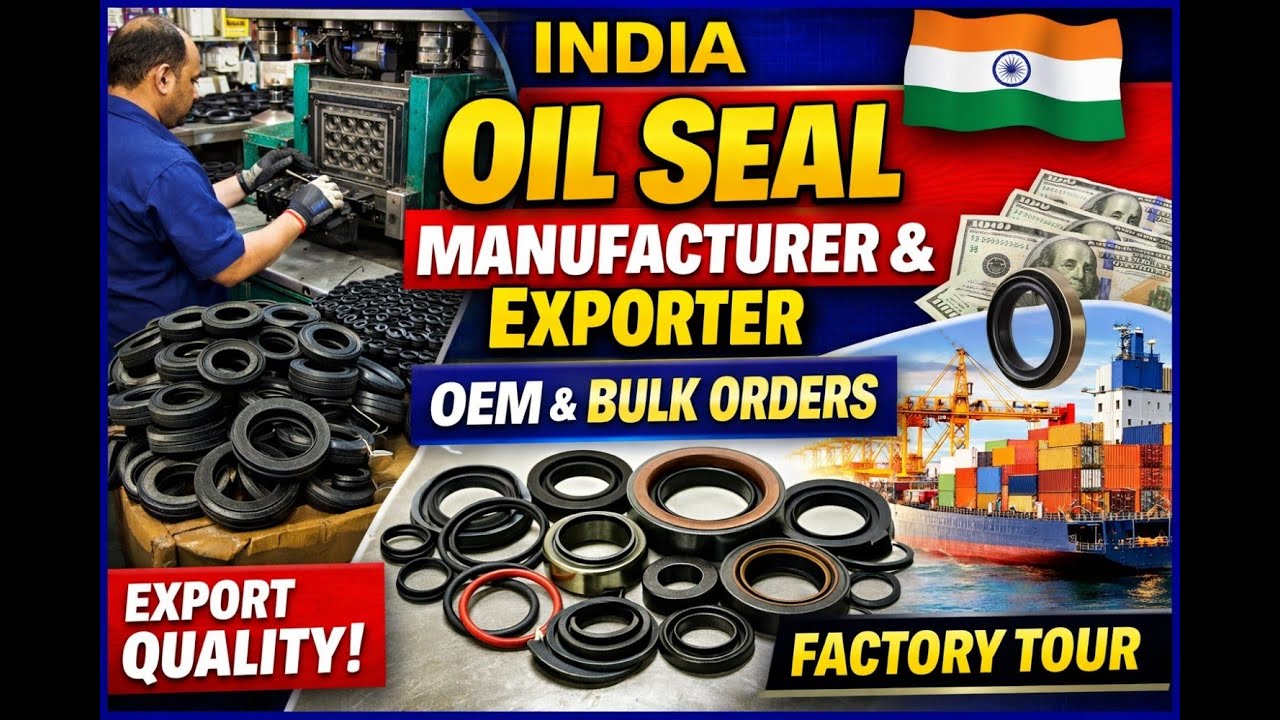 Oil Seal Manufacturing in India | Export Quality | OEM Supplier | Complete Factory Tour
