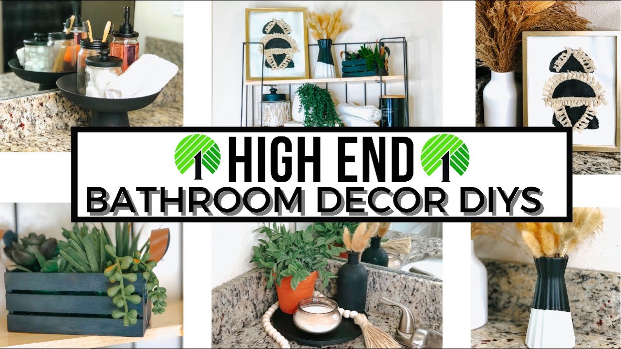 DOLLAR TREE HIGH END BOHO BATHROOM DECOR **NEW** 2021
