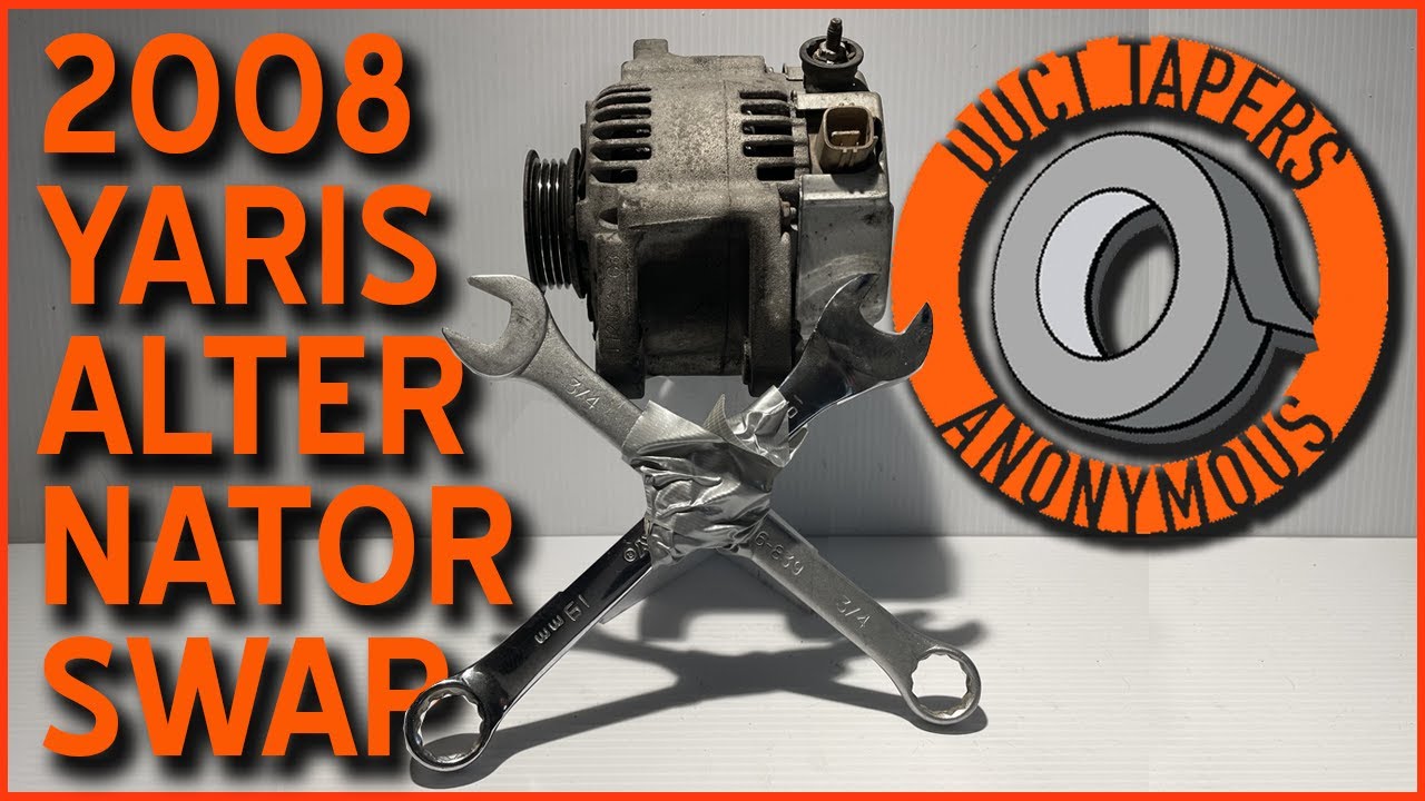 2008 TOYOTA YARIS ALTERNATOR SWAP