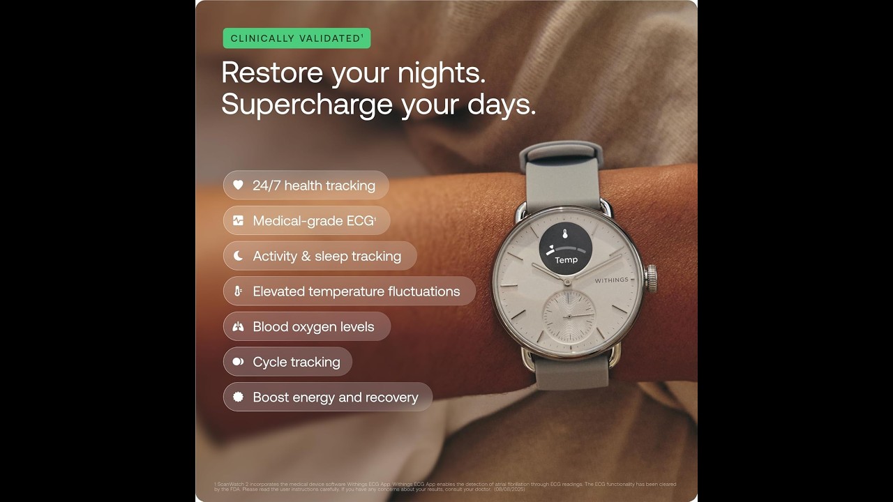 WITHINGS ScanWatch 2 Review: Hybrid Smartwatch