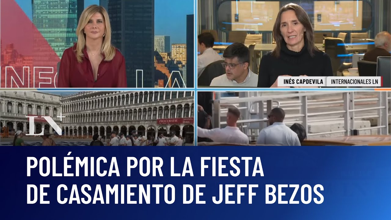 Jeff Bezos mudó su boda por las protestas en Venecia; polémica por la fastuosa fiesta
