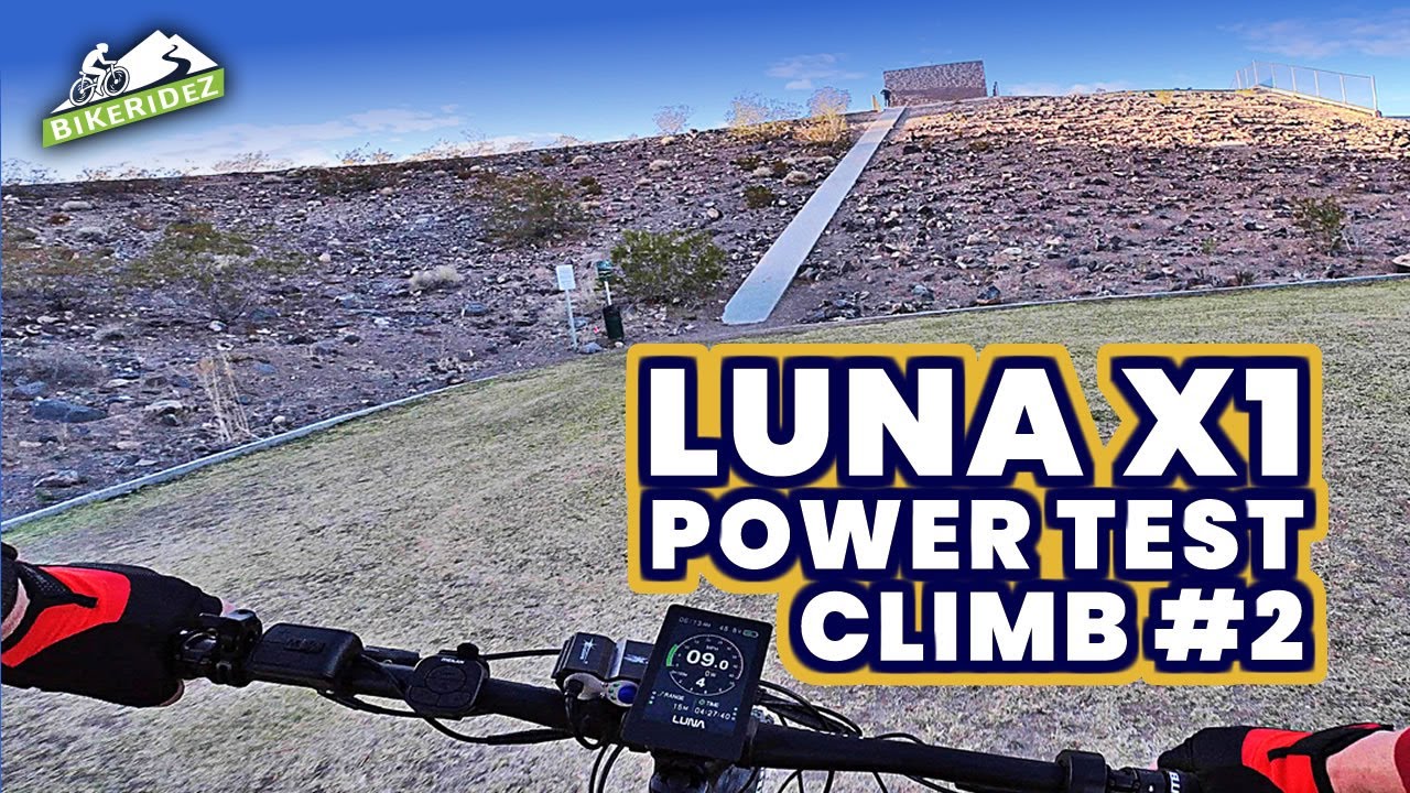 Luna Cycle X1 Enduro - Power Test Climb #2 - 54ft @ 33&deg;