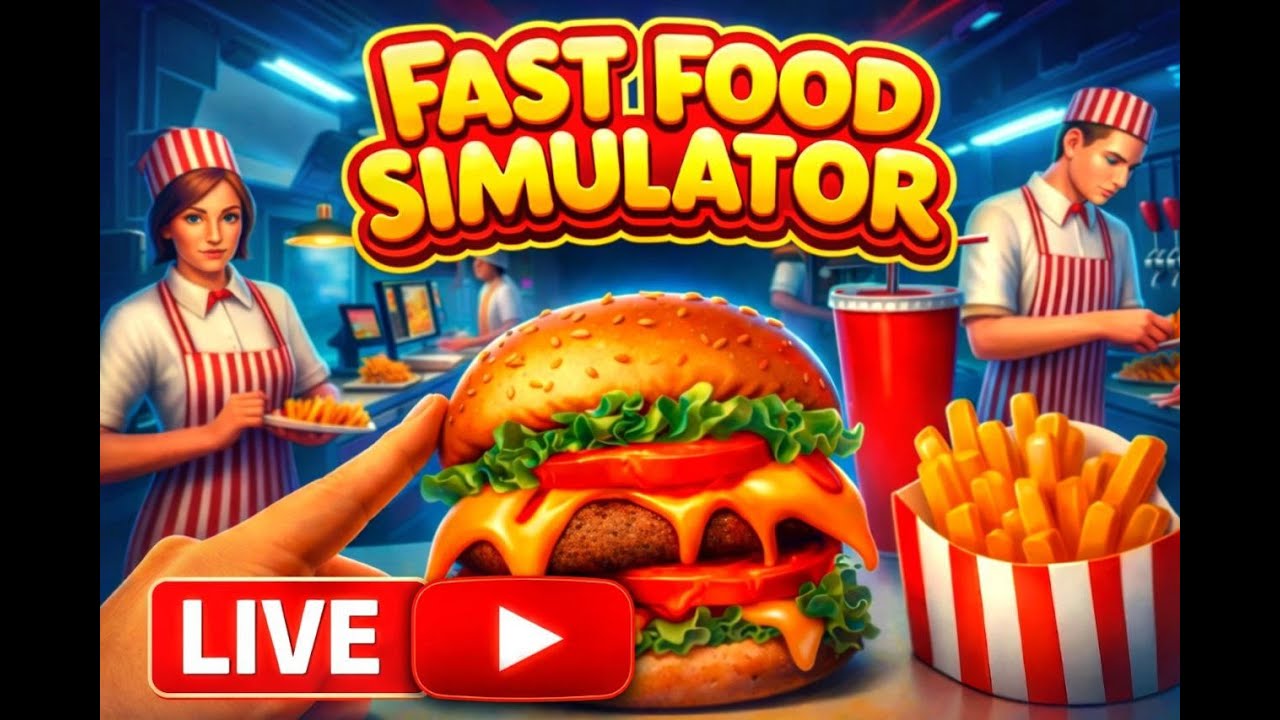 Fast Food Simulator LIVE STREAMING NOW!