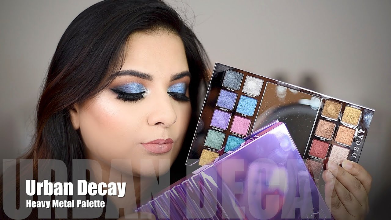 Urban Decay Heavy Metal Palette Tutorial + Fenty Beauty Foundation 180
