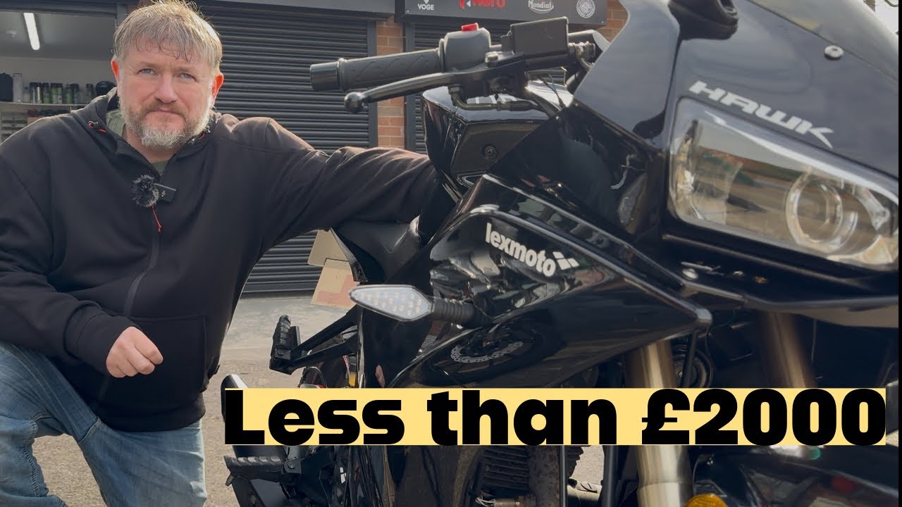 Used Bike BARGAIN! Lexmoto Hawk 125 review. How can 9 horse power be so much fun?