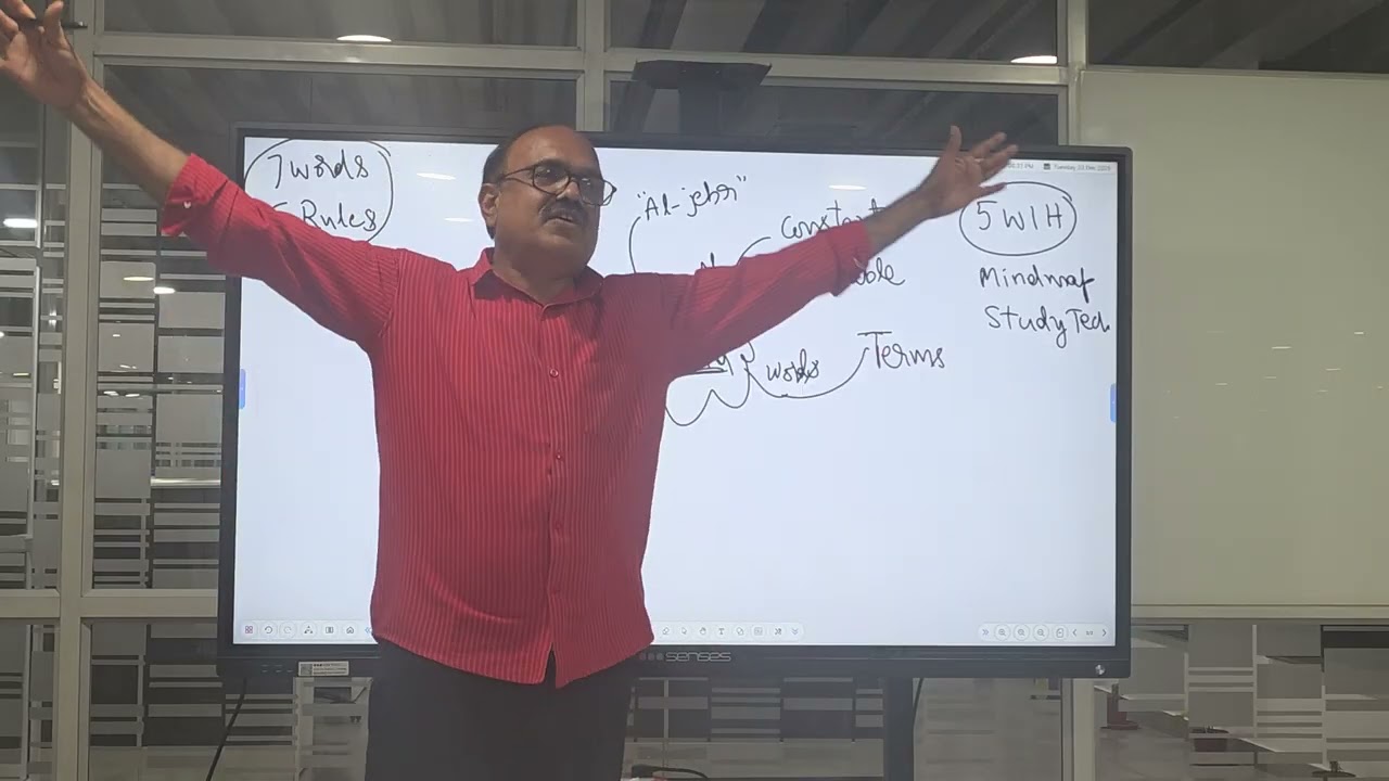 Algebra by Murali sir
