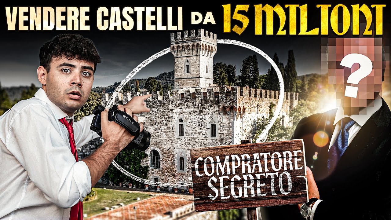 VENDERE CASTELLI ai MILIONARI: 24 ore per scoprire il COMPRATORE SEGRETO! – Giorno di Prova