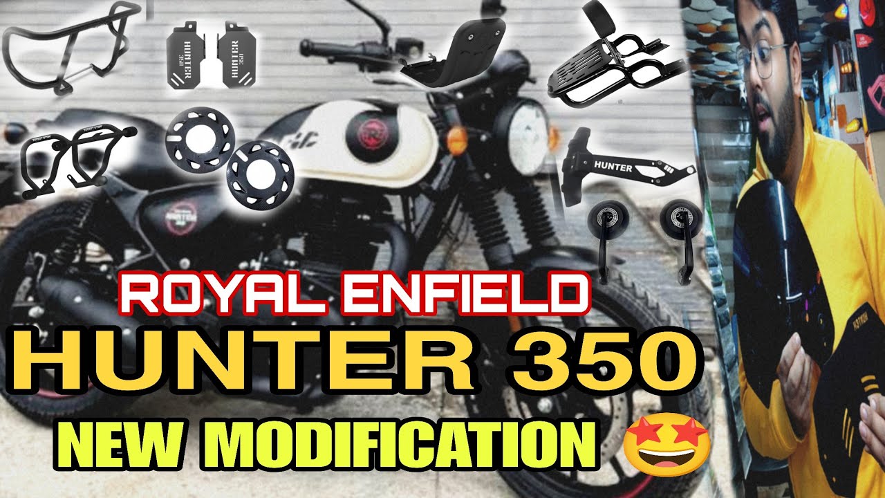 HUNTER 350 ACCESSORIES IN BRAND QUALITY // HUNTER 350 MODIFIED...//HUNTER 350 MODIFICATION PARTS..