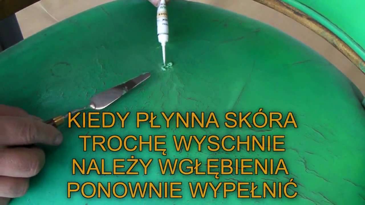 Płynna skóra - naprawa mebli skórzanych