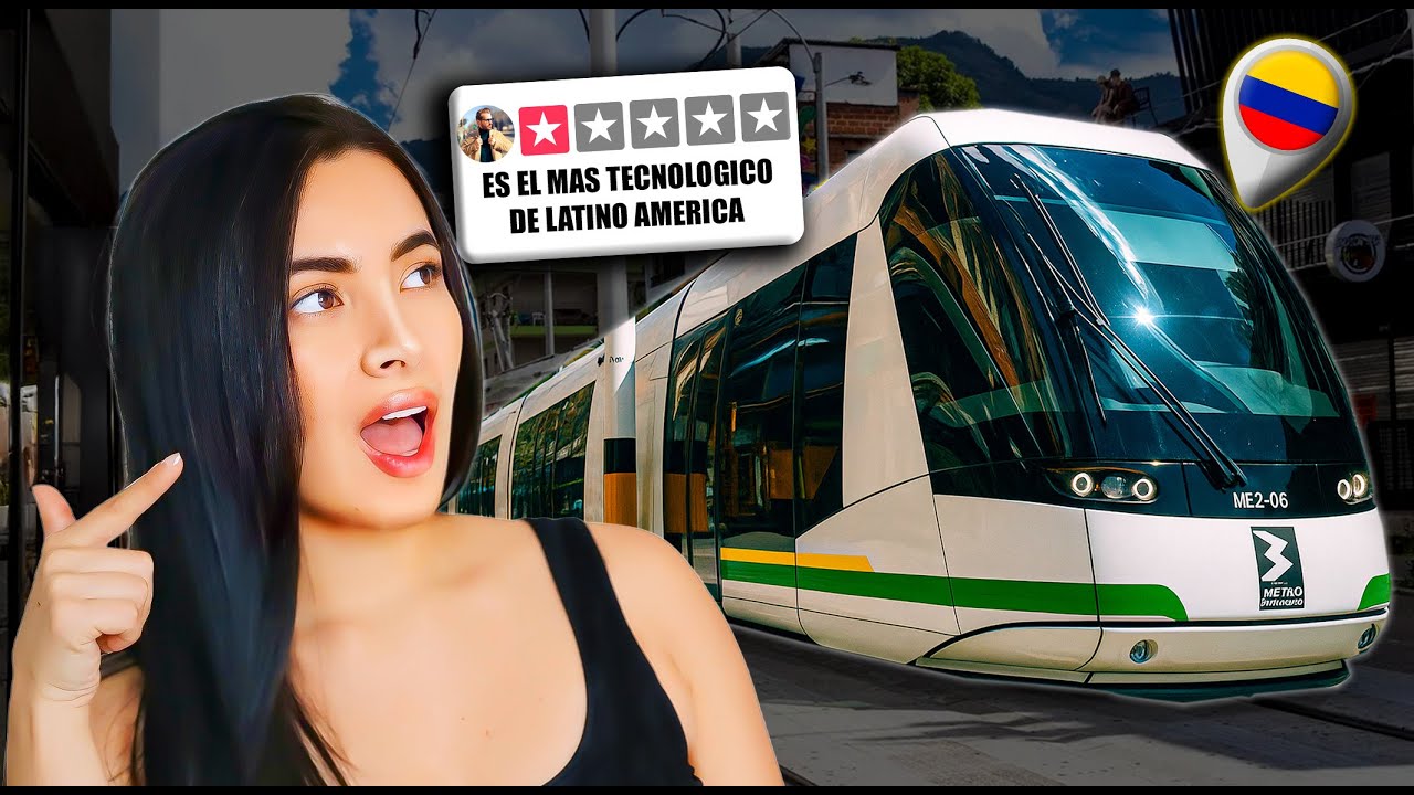 CONOCIENDO EL METRO DE MEDELLÍN😨transporte único en Colombia