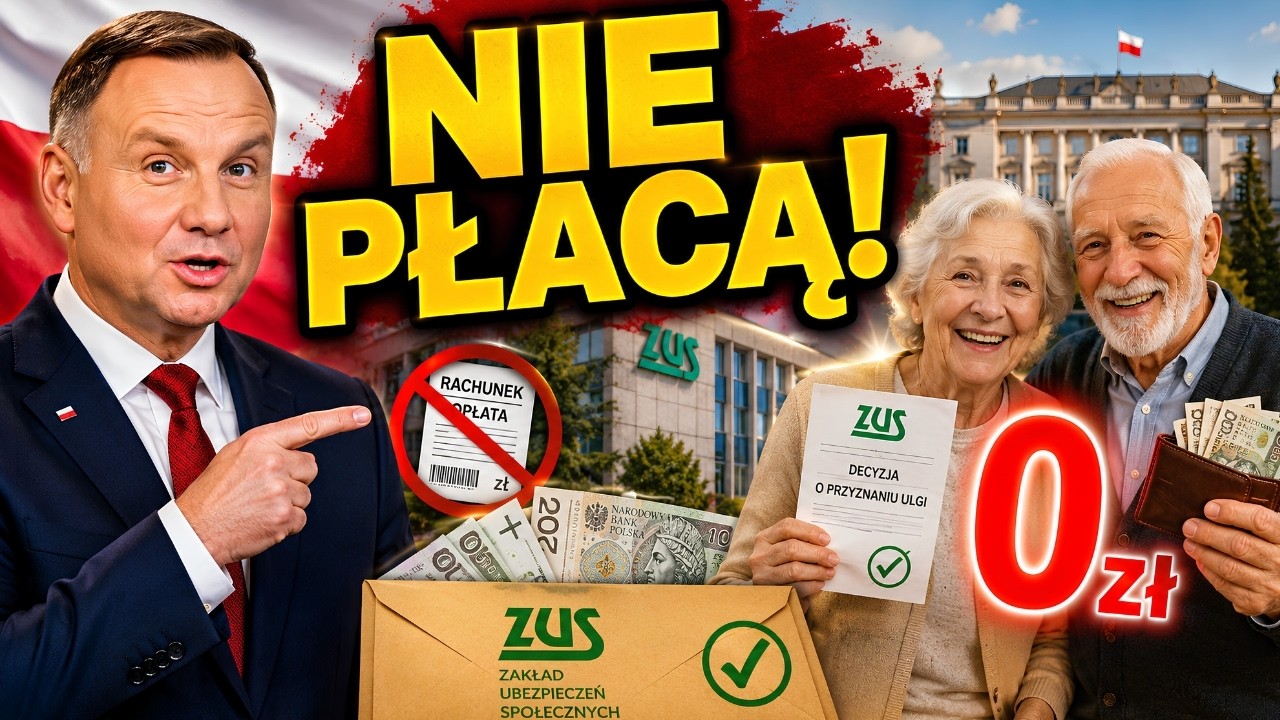 🚨 Od Lipca 2026 Emeryci NIE MUSZĄ Za To Płacić! 5 Nowych Ulg dla Senior&oacute;w | ZUS 2026