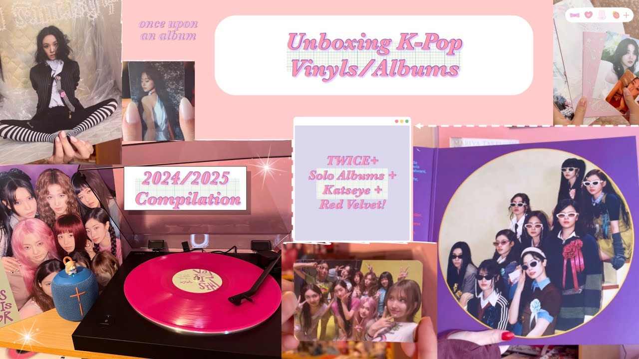 TWICE/K-Pop Vinyl Unboxing Compilation (2024-2025 Edition) 🎧 ⊹₊⟡⋆