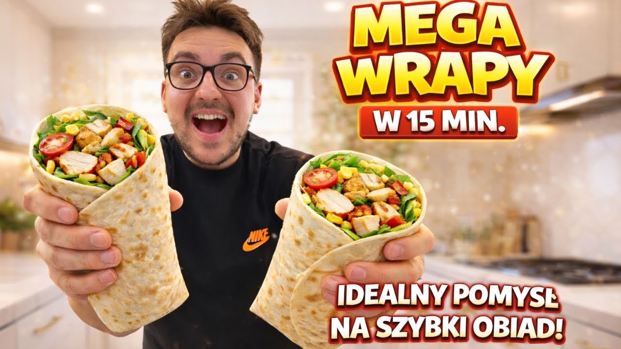 Nie masz czasu? Zrób TE wrapy w 15 minut!
