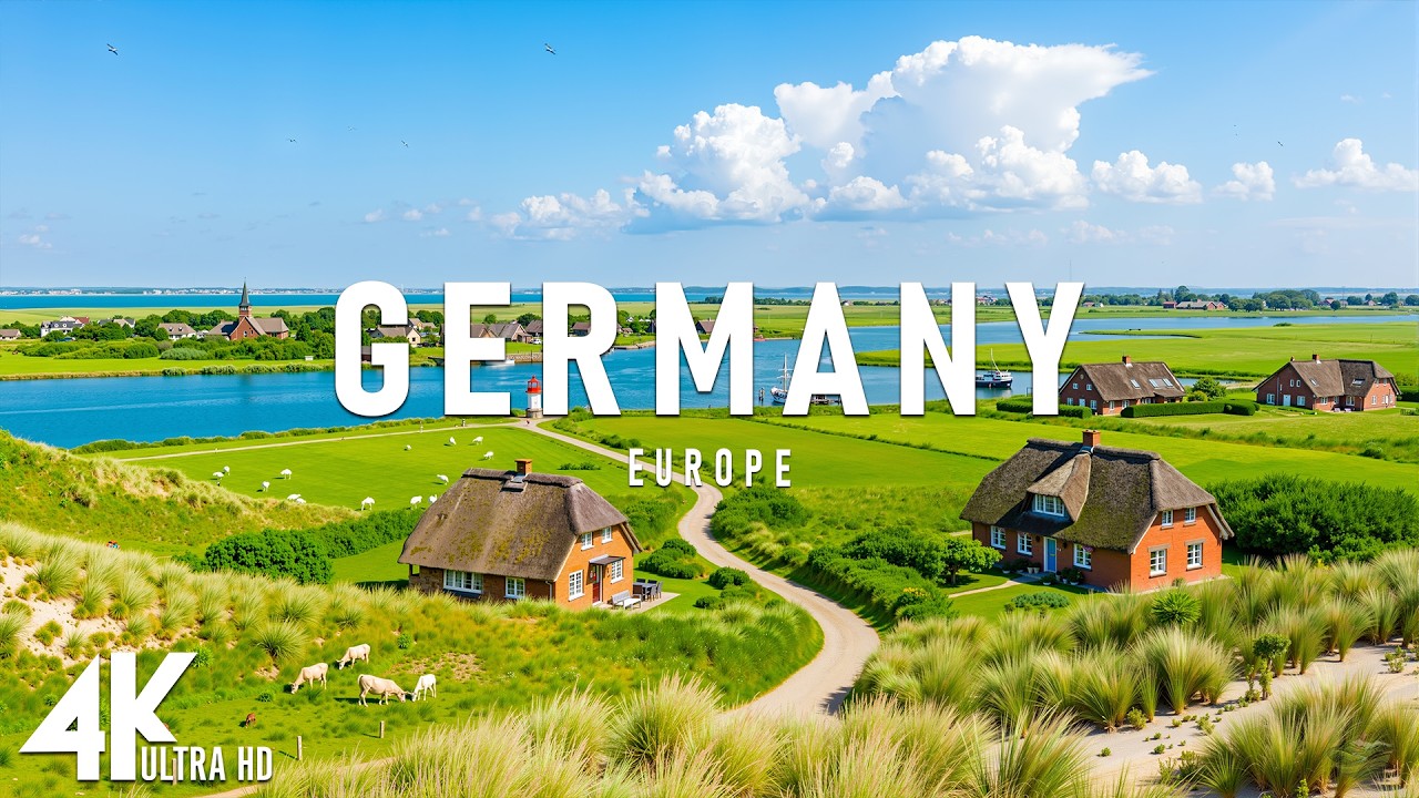 Germany 4K - Bavarian Alps, Alpine Meadows & Storybook Serenity | Relaxing Music