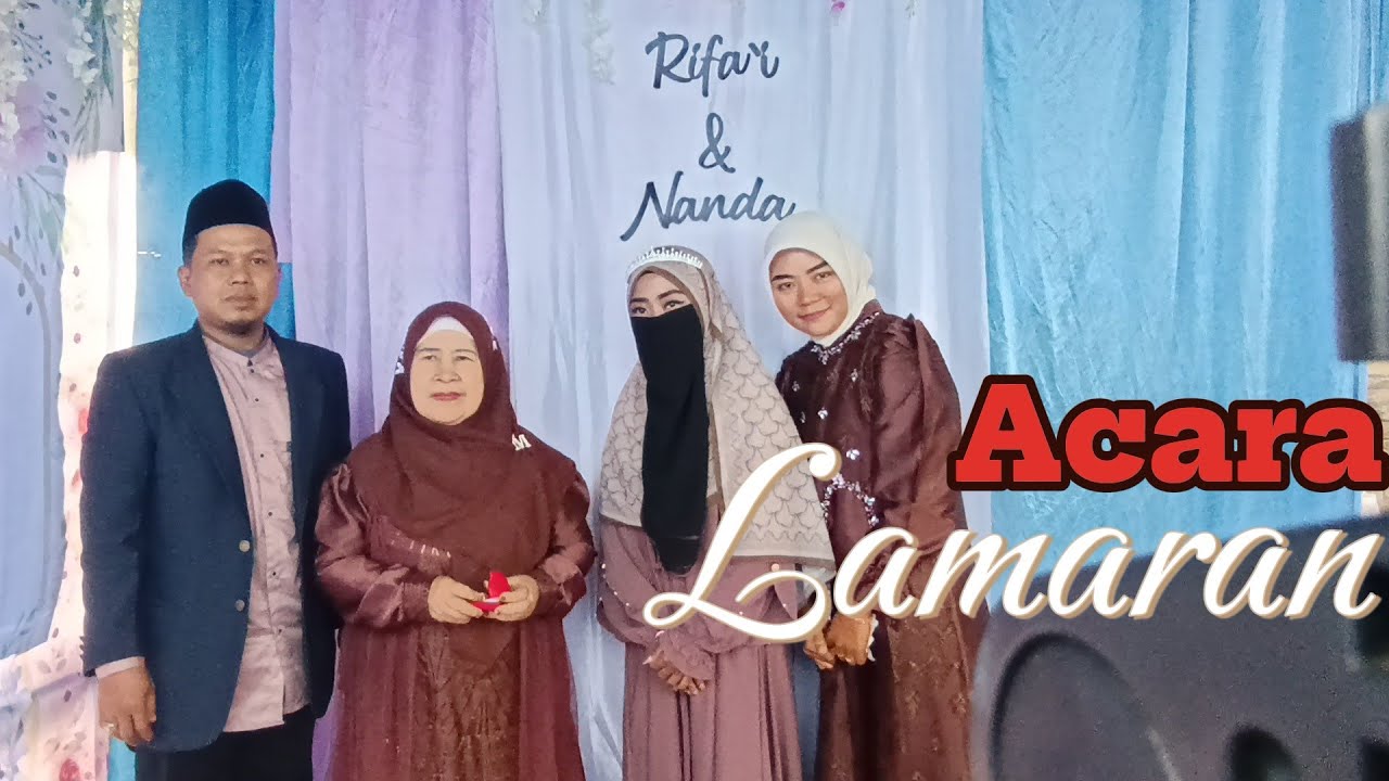 Acara lamaran ustd Rifa'i