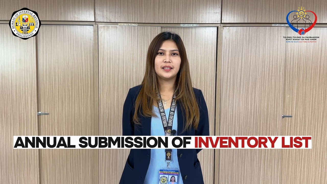 Submission of Inventory List and Other Reporting Requirements