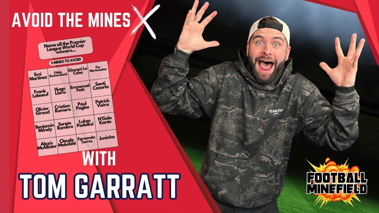 @TomGarrattVlogs против футбольного минного поля... Избегайте неправильных ответов