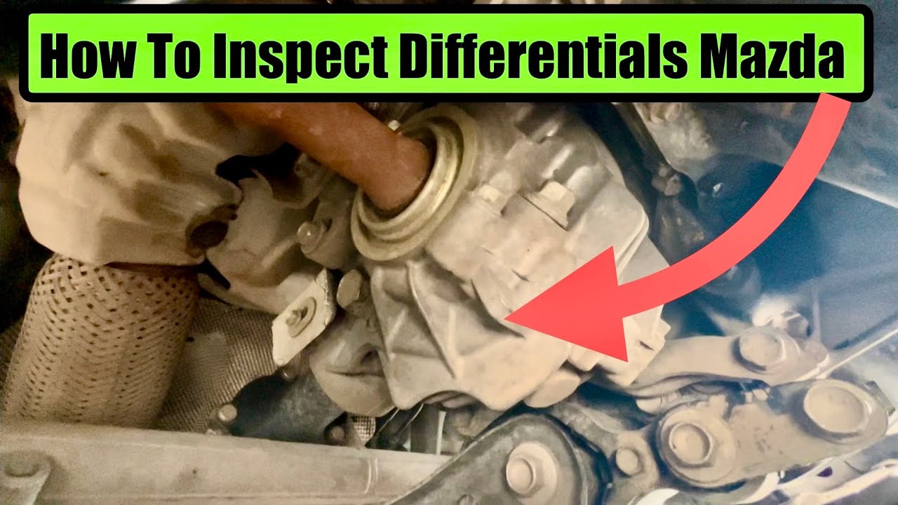 How To Check Differentials Mazda CX-5 AWD