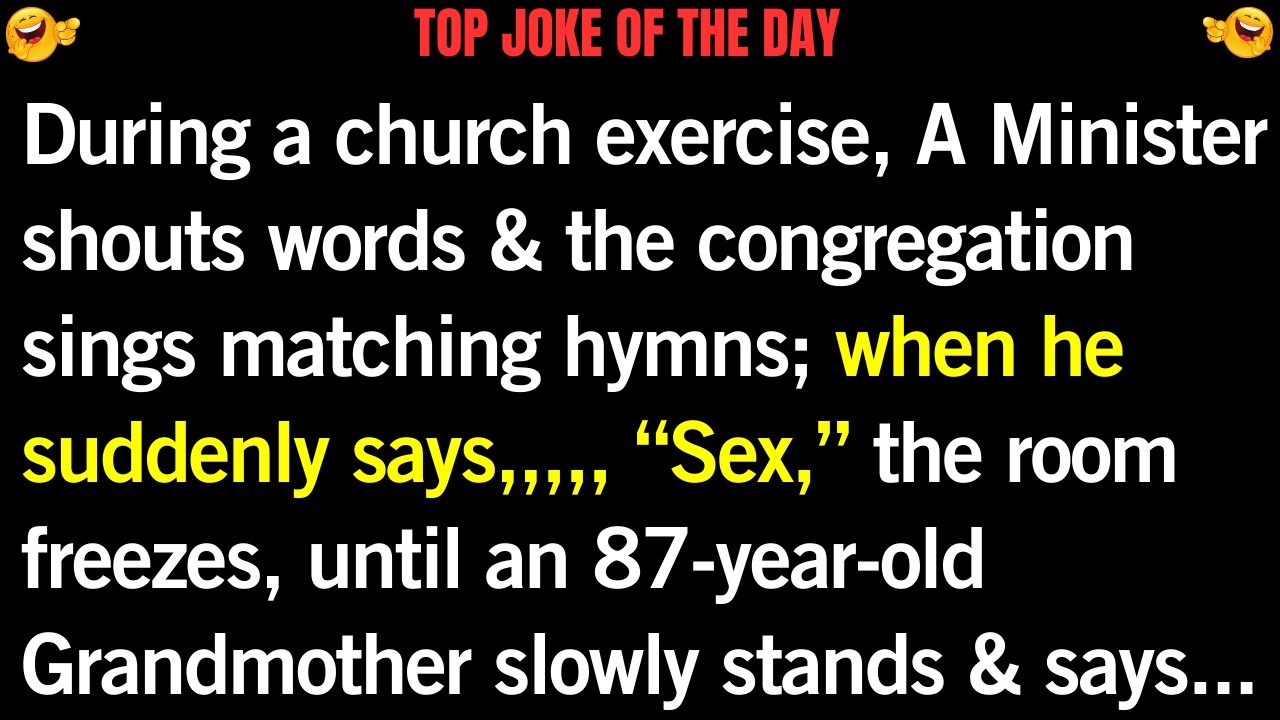 🤣 BEST JOKE OF THE DAY! – When the Pastor Said One Unexpected Word in Church 😂