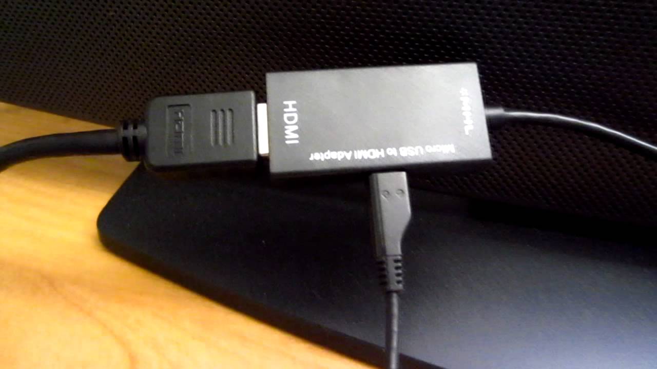 AT&T Samsung Galaxy S2 Hooked Up To HDTV Via MHL Micro USB To HDMI Adapter - Browsing Web