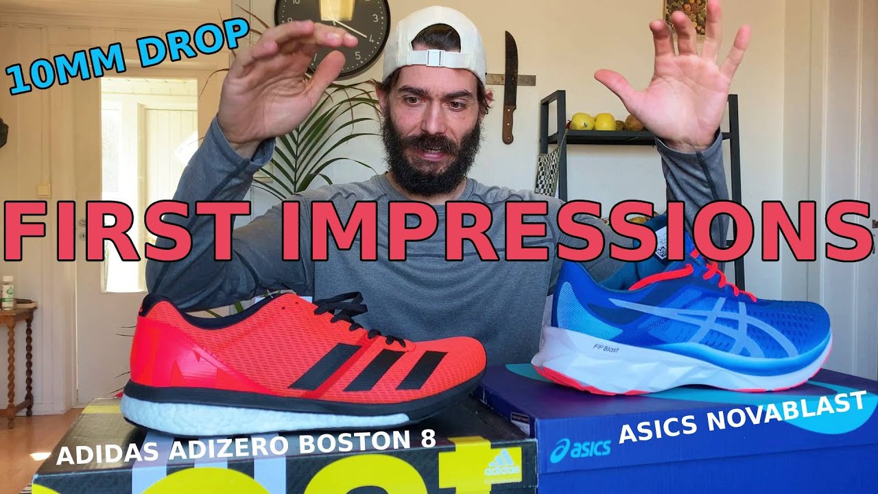 Asics Novablast & Adidas Adizero Boston 8 // First Impressions