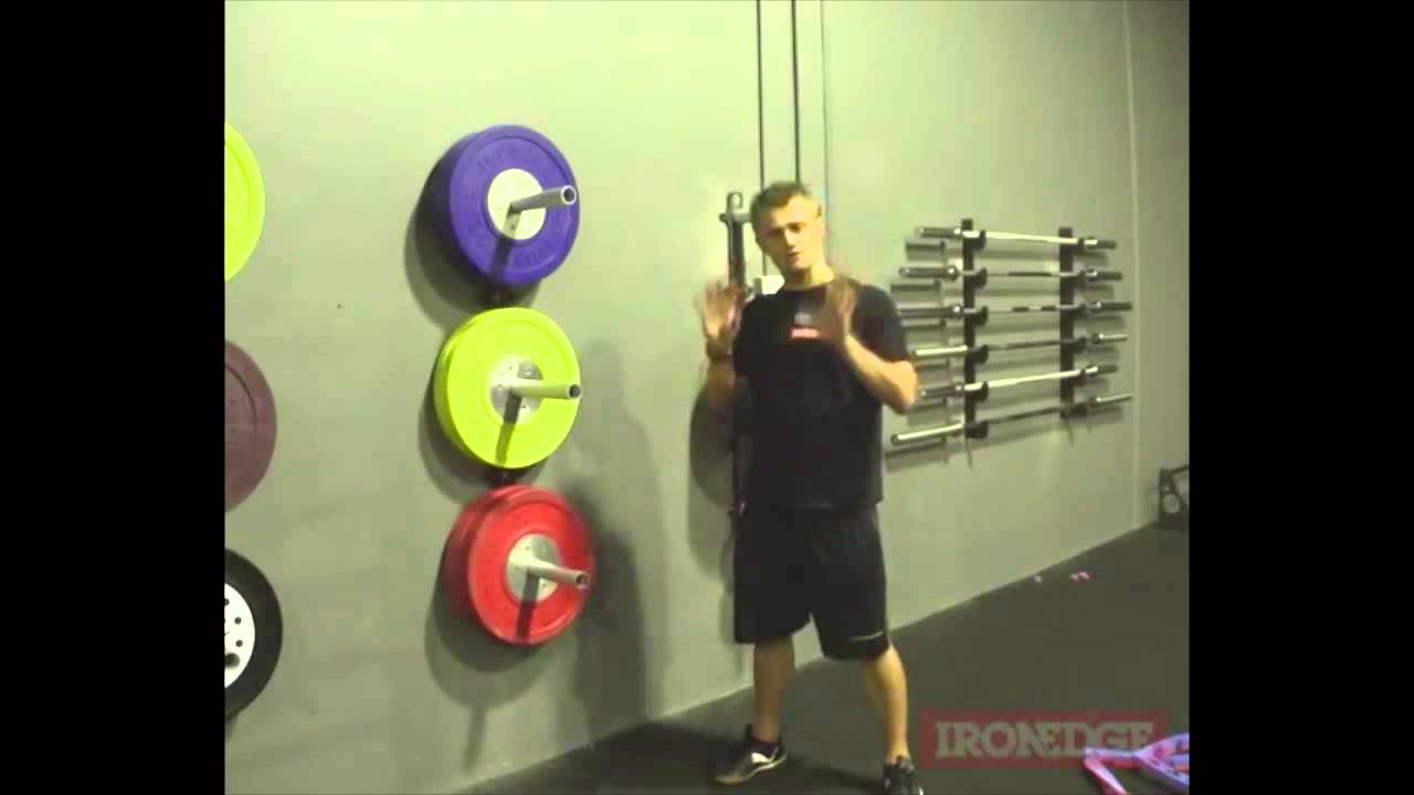 Wall Mounted Bumper Plate Storage