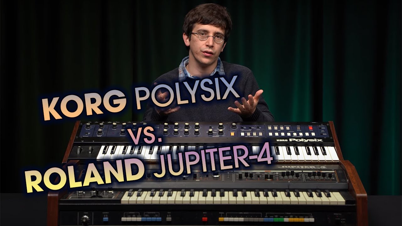 Korg Polysix vs. Roland Jupiter-4 | Battle of the Late 70's / Early 80's 