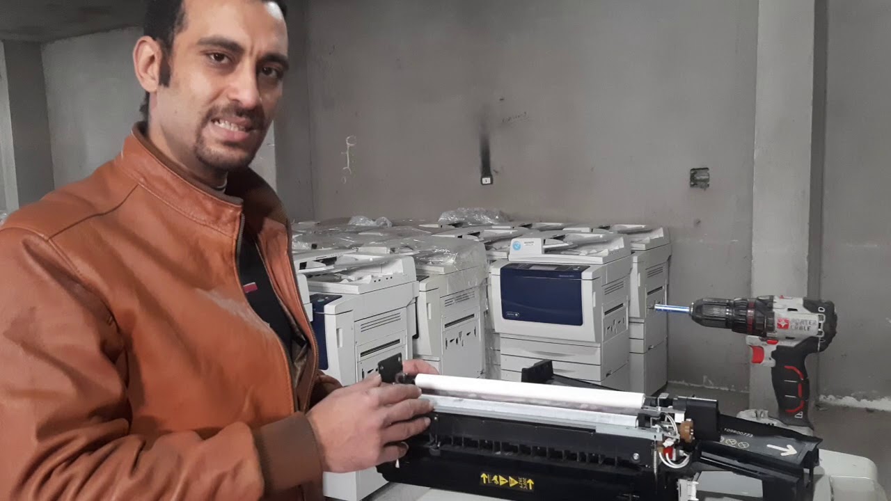 حل مشاكل السخان في حشر الورق زيروكسxerox