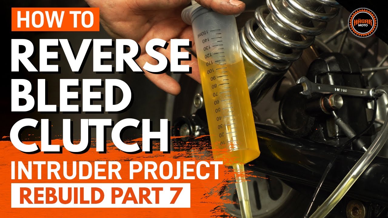 Suzuki Intruder VS1400: Bleed Clutch & Brake Lines - Rebuild Part 7