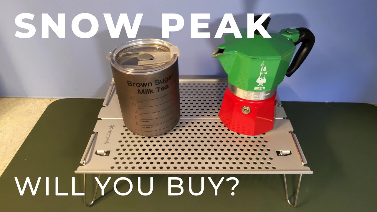 SNOW PEAK | CAMPING TABLE | MY CAMPING GADGET