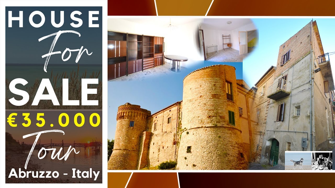 Beach property for Sale in Abruzzo, Central Italy | Houses in Italy | Cheap House (10 min SEA 🏖️)