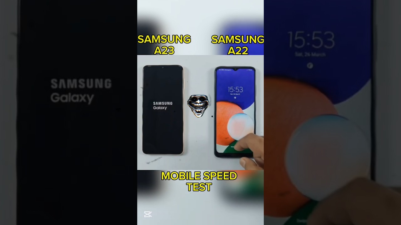 SAMSUNG A23 VS SAMSUNG A22 SPEED TEST