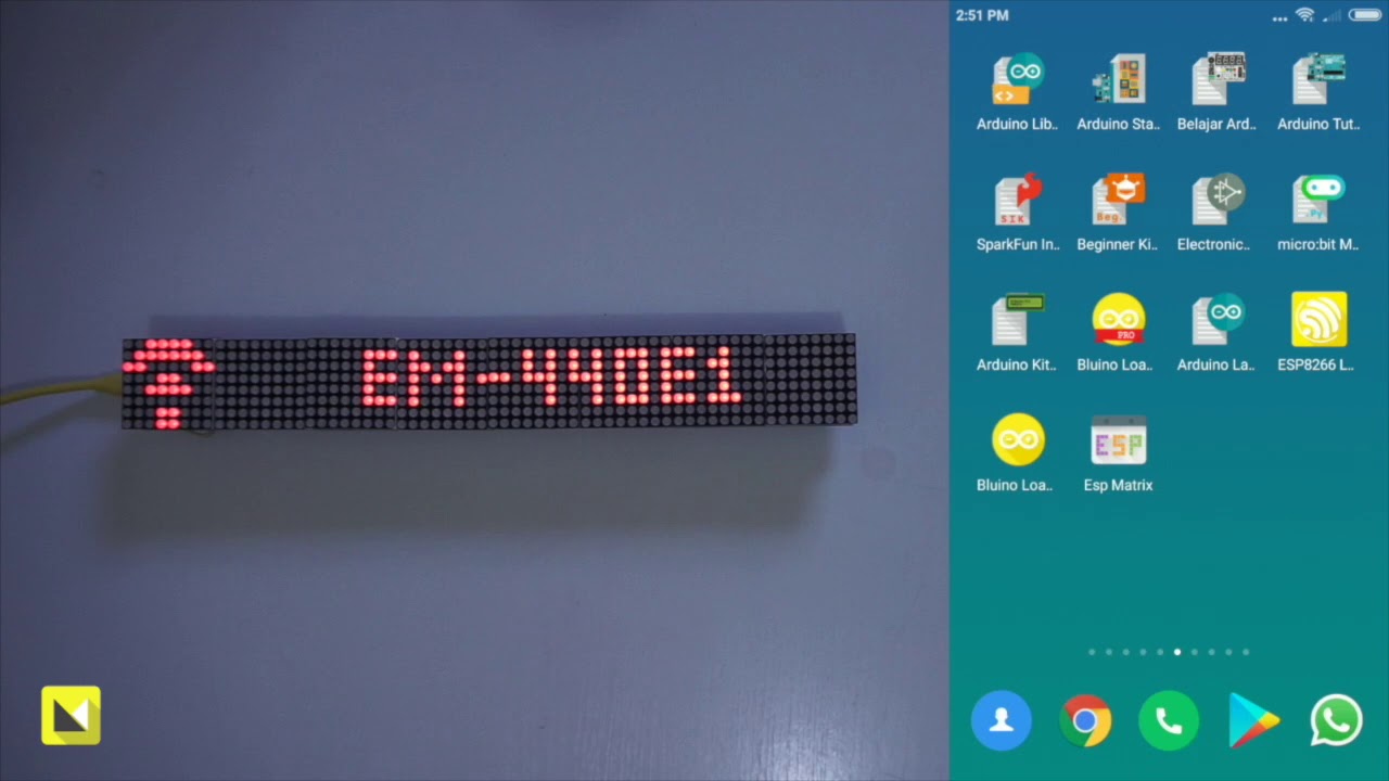 ESP Matrix | DIY LED Matrix Clock ESP8266 MAX7219 Youtube Subscriber Counter
