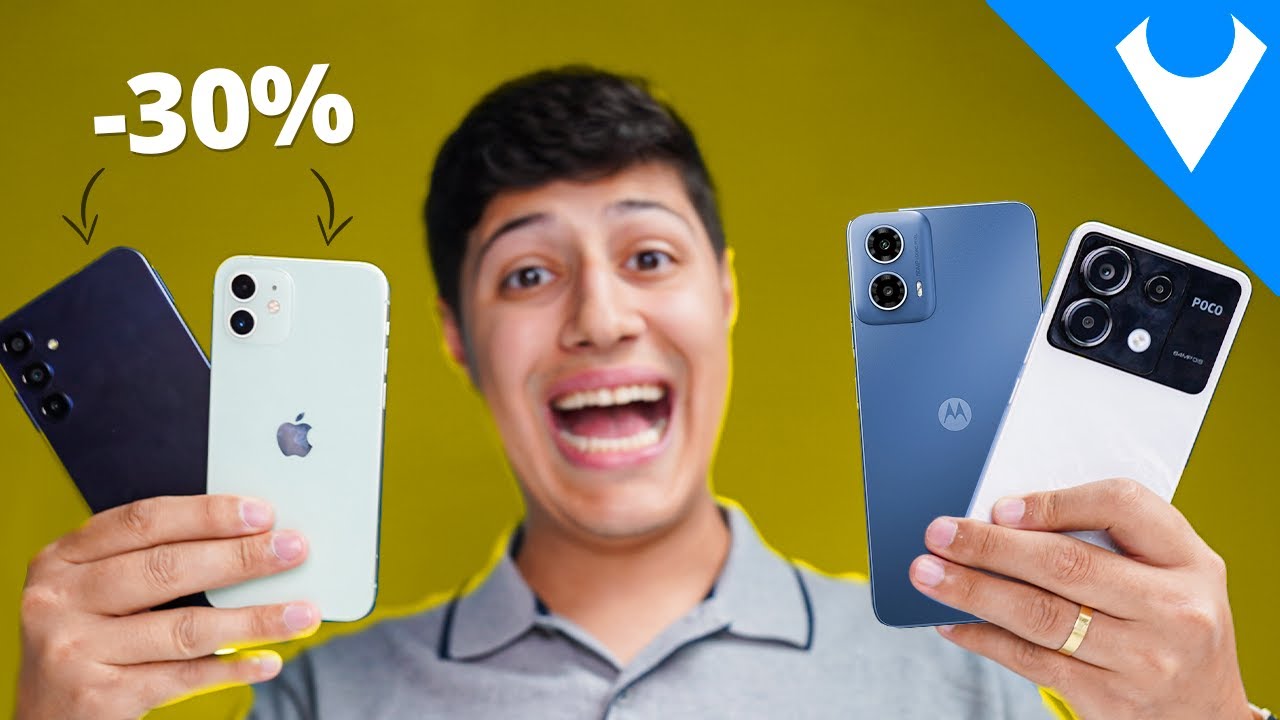 TOP 4 CELULARES que eram CAROS e agora são BARATOS em 2024!