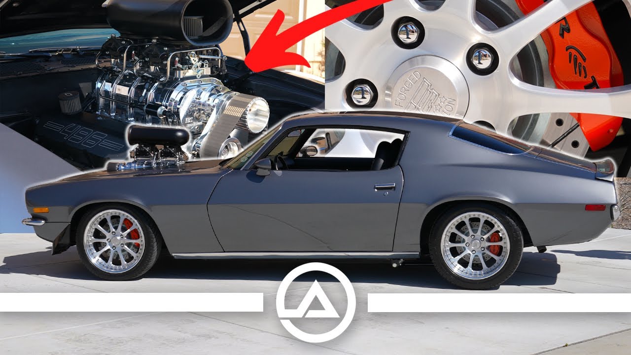 Big Block Big Blower '71 Chevy Camaro Restomod | Pure American Muscle