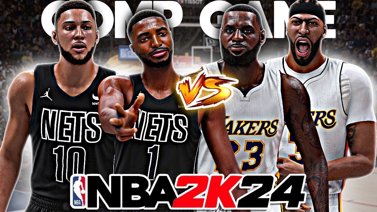 Using the Tier 3 Nets, but ran into the Tier 1 Lakers... NBA 2K24 (Comp Game)